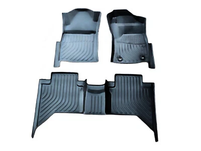 Toyota Hilux двойной кабины ручной 2016-2021 всепогодный 3D/5D литой TPE автомобильные коврики - Изображение 1 из 4