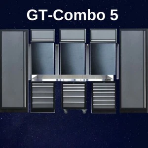 3.2M Modular Heavy Duty Garage System w/ Workbench Cabinets Workshop-S-GT-combo5 - Picture 1 of 6