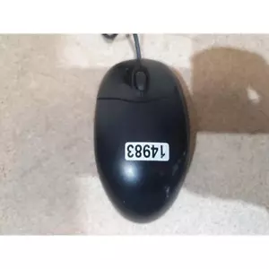 Logitech M-SBF96 Optical Mouse Black Wired PS/2 3-Buttons Scroll Wheel Compact - Picture 1 of 6