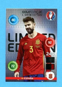 (P5) EURO 2016 -Adrenalyn Panini- Card LIMITED EDITION- PIQUE - ESPANA - Imagen 1 de 2