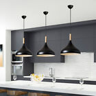 3X Kitchen Pendant Light Home Lamp Black Ceiling Lights Shop Chandelier Lighting