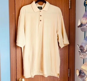 CAMISA POLO HOMBRE XL AMARILLA DOCKERS MANGA CORTA RENDIMIENTO ÓPTIMO - Imagen 1 de 4