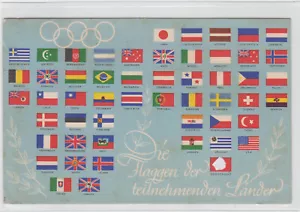 D 139 Berlin Olympiade 1936 ! Die Flaggen der teilnehmenden Länder ! - Bild 1 von 2