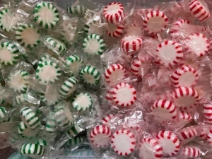 Starlight Pfefferminze & Spearmint Hartminzen SÜSSIGKEITEN - GROSSPACKUNG - EIN PFUND - Bild 1 von 3
