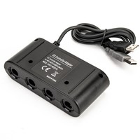 GameCube Controller Adapter 4port Converter for Nintendo Switch NGC Wii U PC USB