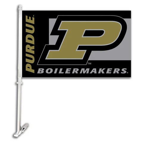 Purdue Boilermakers NCAA Double Sided Car Flag 11" x 18" Cover