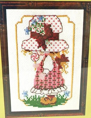 Kit de punto de cruz contado Wonder Art Sunbonnet Jennifer de Sarah Kay 5057 5x7" Foto 1 de 4
