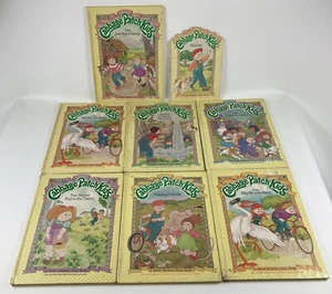 Cabbage Patch Kids Books Hardcover Parker Brothers Lot 8 Vintage - Foto 1 di 12