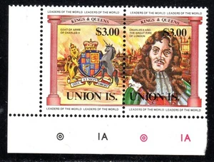 1984 Union Island SC# 6 - British Monarch - 1 Pair - M-NH - Picture 1 of 1