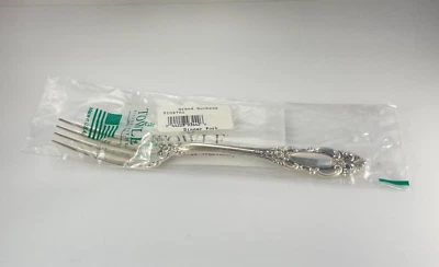 Tenedor de cena Towle Grand Duchess de plata de ley - 8" - Nuevo en paquete Foto 1 de 2