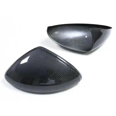 Cubierta de espejo retrovisor lateral exterior de fibra de carbono para Porsche 718 Boxster Cayman 2016-2023 Foto 1 de 4