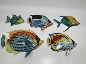 Lote De Colección 5 Imanes Nevera Frigorífico Esmaltados Peces Tropicales Decoración Cocina - Imagen 1 de 12