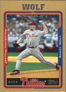 2005 (PHILLIES) Topps Gold #11 Randy Wolf /2005