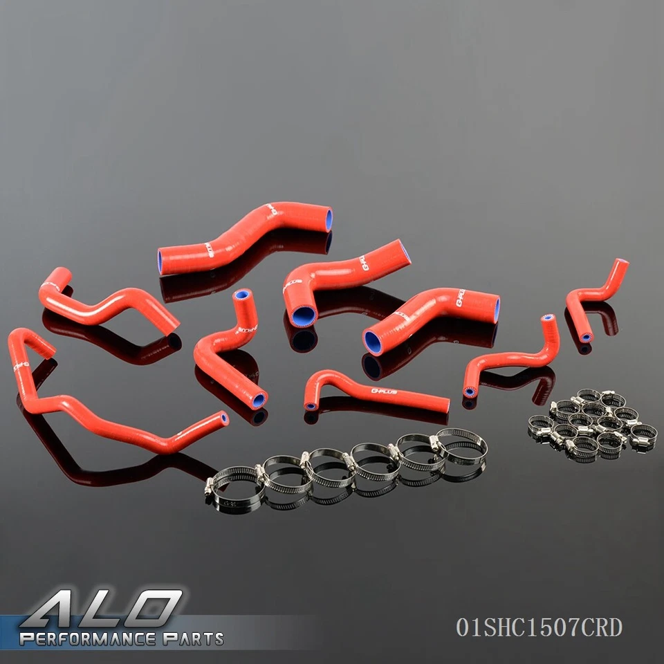 Silicone Radiator Hose Fit For 89-93 Mazda Roadstar Miata MX-5 NA6CE B6ZE 1.6L - Image 1 of 4