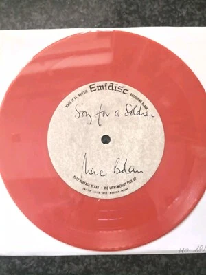MARC BOLAN - Song For A Soldier / Reality 7 " RED VINYL    emidisc - Bild 1 von 4