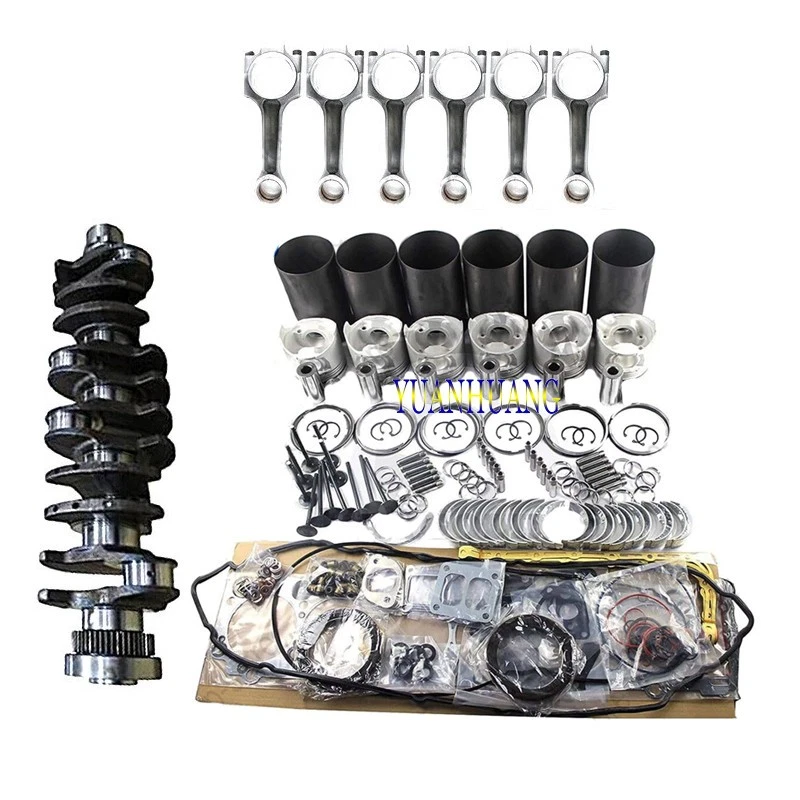 D7D D7E Engine Rebuild Kit &Crankshaft & Rods For Volvo EC240B EC290B Excavator Foto 1 de 1