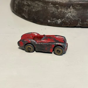 Vintage 1950s European Red Roadster Metal Barclay Model Micro Car Made in USA - Picture 1 of 5