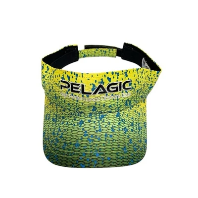 Sombrero visera de pesca PELAGIC Performance PSYCHO DORADO multicolor amarillo/azul/verde Foto 1 de 4