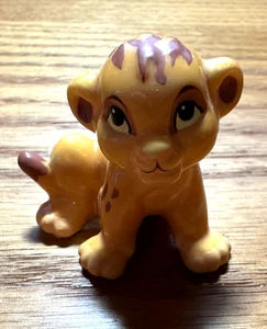 Disney 2 inch Lion King BABY SIMBA ceramic figure - Picture 1 of 2