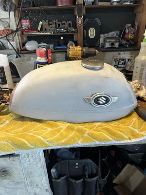 1969 1970 SUZUKI T350 GAS FUEL TANK - Image 1 of 4