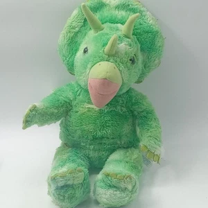 Build A Bear Dinosaur Plush Triceratops Stuffed Animal Green Dino 15" BAB BABW - Picture 1 of 7