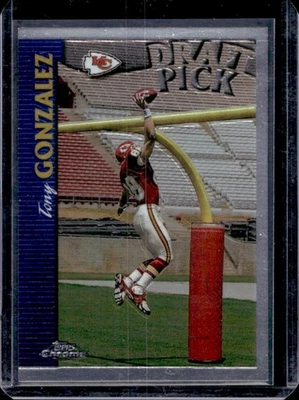 Topps 1997 cromo Tony Gonzalez novato RC #24 Chiefs Foto 1 de 2