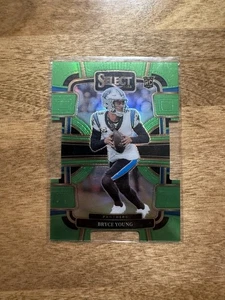 2023 Panini Select Bryce Young #14 Neon Green Prizm Die-Cut 168/599 - Bild 1 von 2