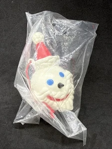 De Colección Años 90 Jack in the Box Bola de Papá Noel Adorno de Navidad Cabeza de Gato Plástico 3" Nuevo de Lote Antiguo - Imagen 1 de 6