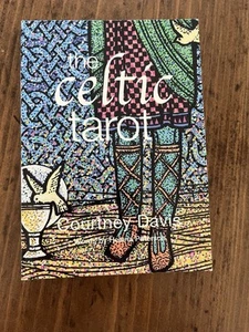 The Celtic Tarot Paperback Book by Courtney Davis Words by Helena Paterson - Picture 1 of 6