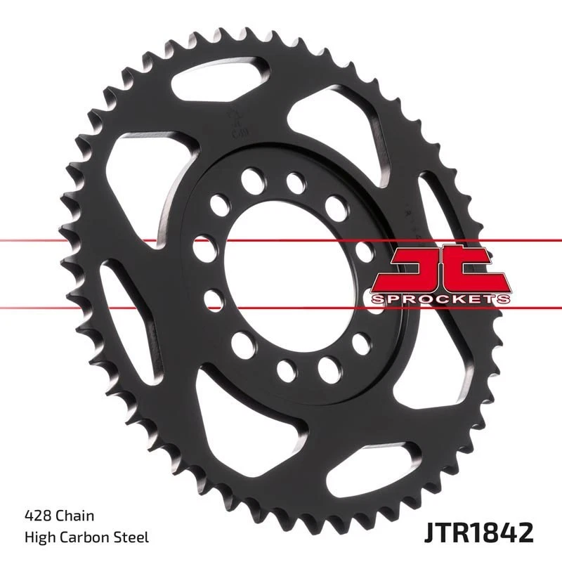 JT SPROCKETS 后 SPROCKET 52 TOOTH YAMAHA TW200 — 第 1/1 张图片
