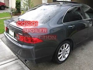 Matte Black Trunk Lip Spoiler For 2004~2008 ACURA TSX ◎ - Foto 1 di 2