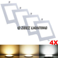 4-10PC 2x2 2x4 LED Panel Light 40/50W Dropped Ceiling Troffer Fixture Recessed
