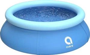 Pool Planschbeckden Gartenpool Kinderpool Aufstellpool aufblasbar blau 168x51cm - Bild 1 von 4