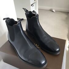 Ladies RM Williams Dark Navy Oily Fern Boots Size 5