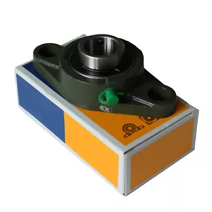 UCFL209-28 1-3/4" ID Stehlager Doppeldichtungen 2 Schrauben Ovalflansch - Bild 1 von 4