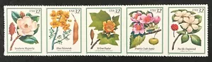 1998 Scott #3193-3197 - 32¢ - FLOWERING TREES - Strip of 5 - Mint NH - Picture 1 of 1