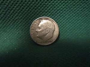 1959 D Roosevelt Dime - 90% Silver - Good - Picture 1 of 2