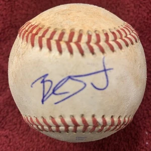 Blake Swihart SIGNED BP Used OMiLB Baseball - MLB Autograph Red Sox 2018 WS - Picture 1 of 6