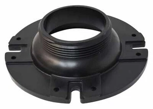 Valterra T05-0782, ABS Rubber Toilet Floor Flange 4" x 3" x 1.88" Male Threaded - Picture 1 of 4