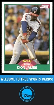 1989 Score Rookie & Traded #51T Dion James - Image 1 of 2