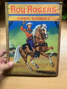 1953 "Roy Rogers Historias Número 5.1cm Cowboys Western Anual Libro de Tapa Dura - Imagen 1 de 16