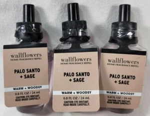 Bath & Body Works Wallflowers Recambios: PALO SANTO & SALVIA Lote de 3 Ambientador - Imagen 1 de 3