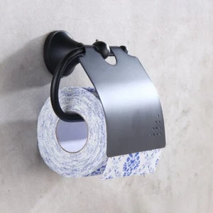 Black Oil Rubbed Brass Wall Mounted Bathroom Toilet Paper Holder yba854 - Picture 1 of 5