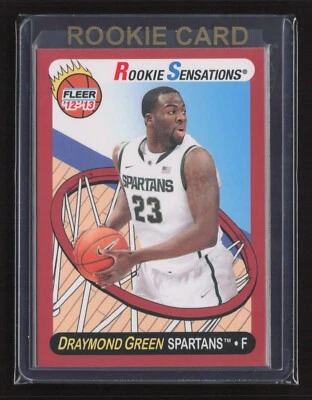 Fleer Retro #63 Draymond Green Michigan State Spartans RC Warriors 2012-13 Foto 1 de 2