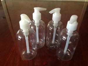 4 Empty Pump Dispenser Bottle -hand soaps - Picture 1 of 2