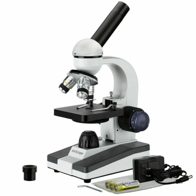 AmScope M150C 40x-1000x Portable Student Compound Microscope