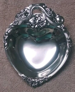 Godinger versilbert herzförmig Süßigkeiten Schmuck Schale - Bild 1 von 6