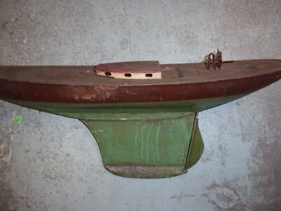 Antique pond boat model "Wanderer" Waterwise yachts Rare - Image 1 of 4
