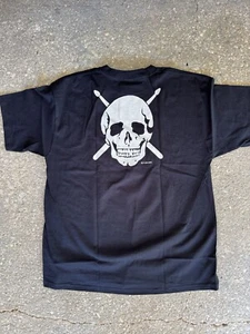Vintage Totenkopf mit Drumsticks T-Shirt XL - Bild 1 von 4