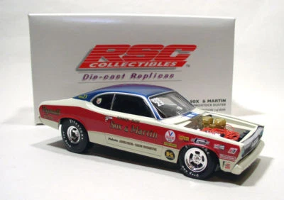 NEW IN BOX RSC Collectibles Sox & Martin 1972 Plymouth Duster Pro 1:24*NO HOOD*  - Image 1 of 4